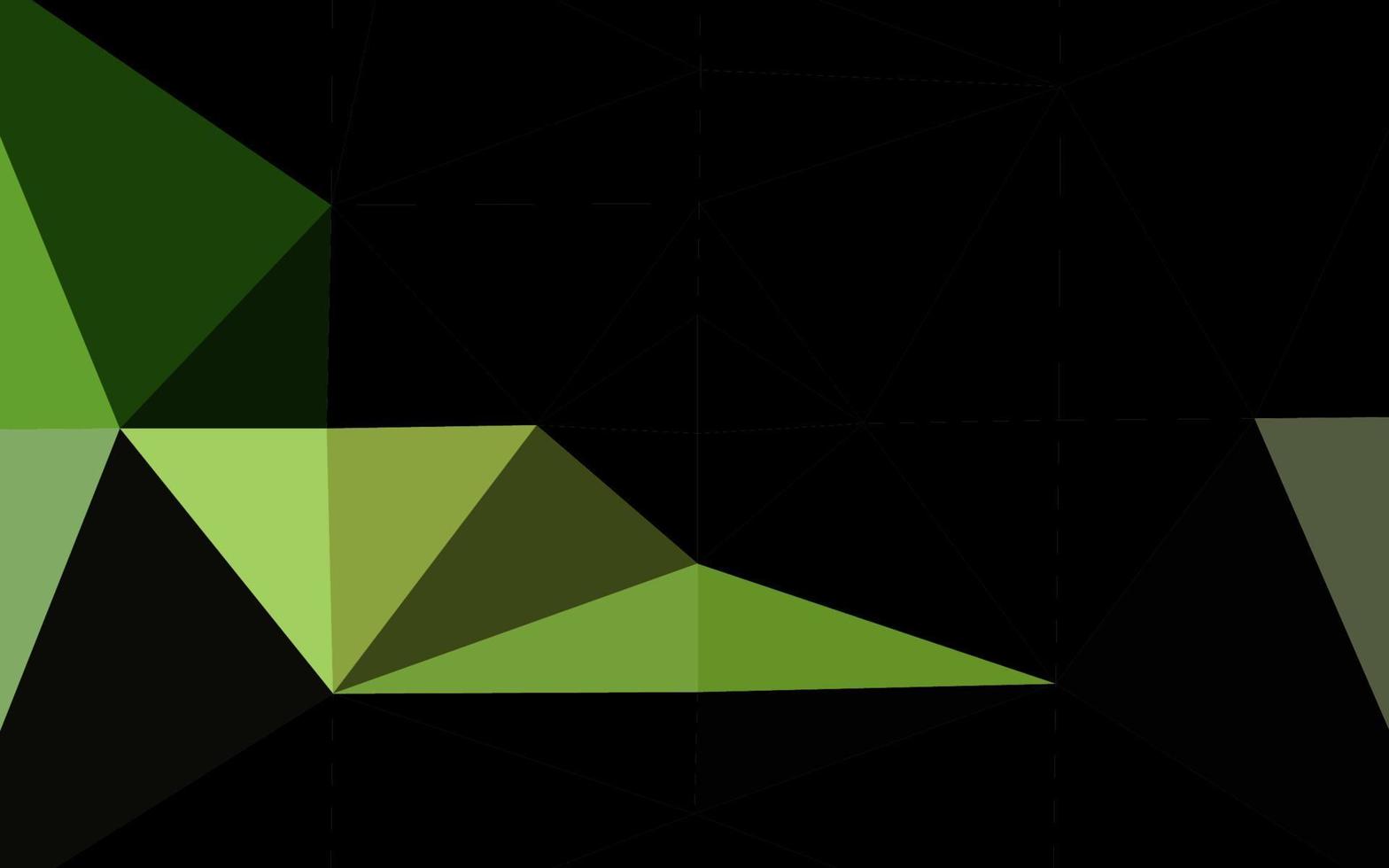 modelo de triângulo embaçado de vetor verde claro.