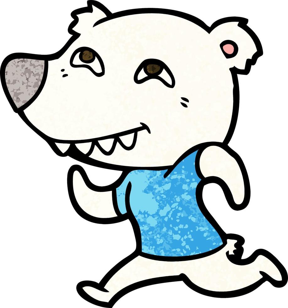 desenho de urso polar vetor