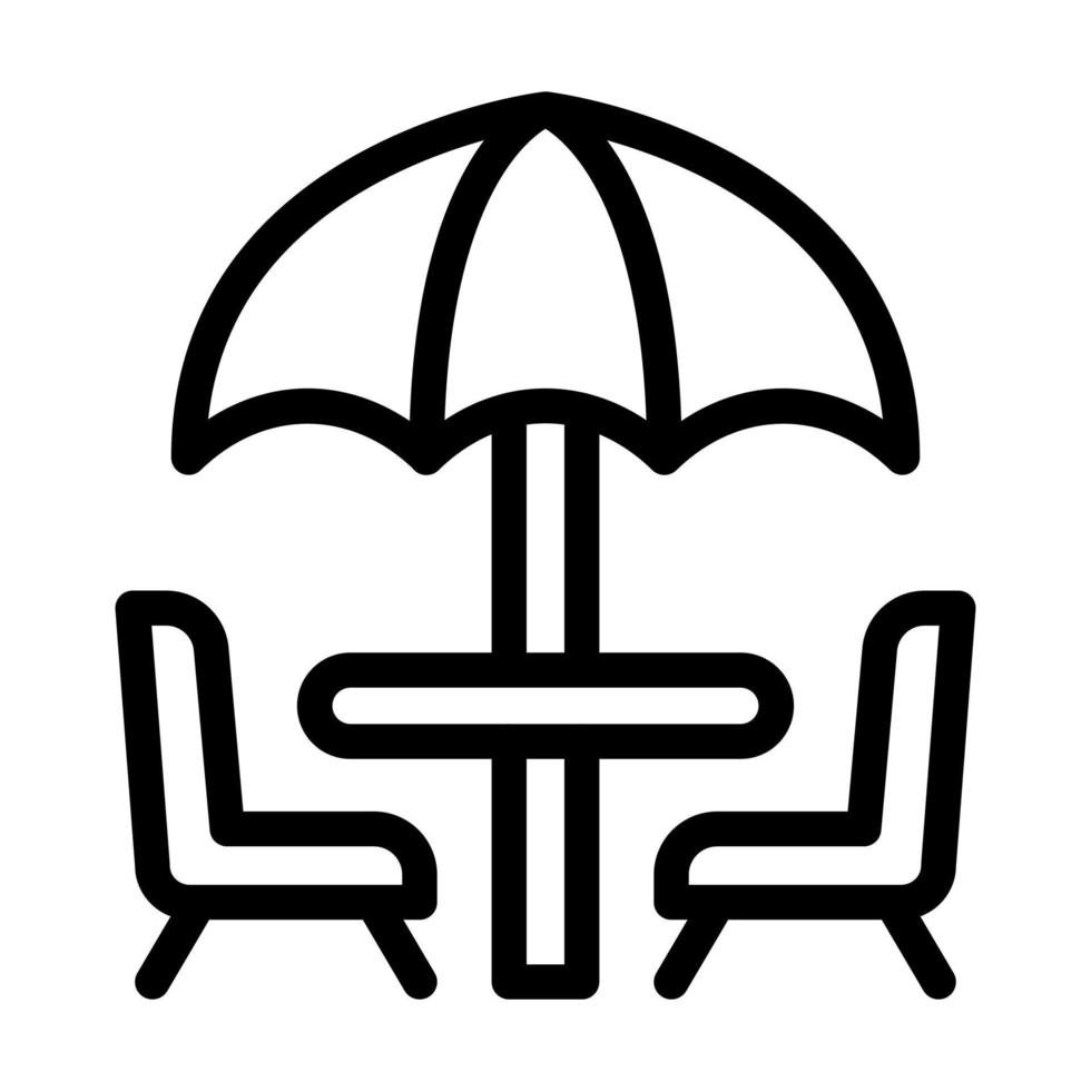 design de ícone do terraço vetor