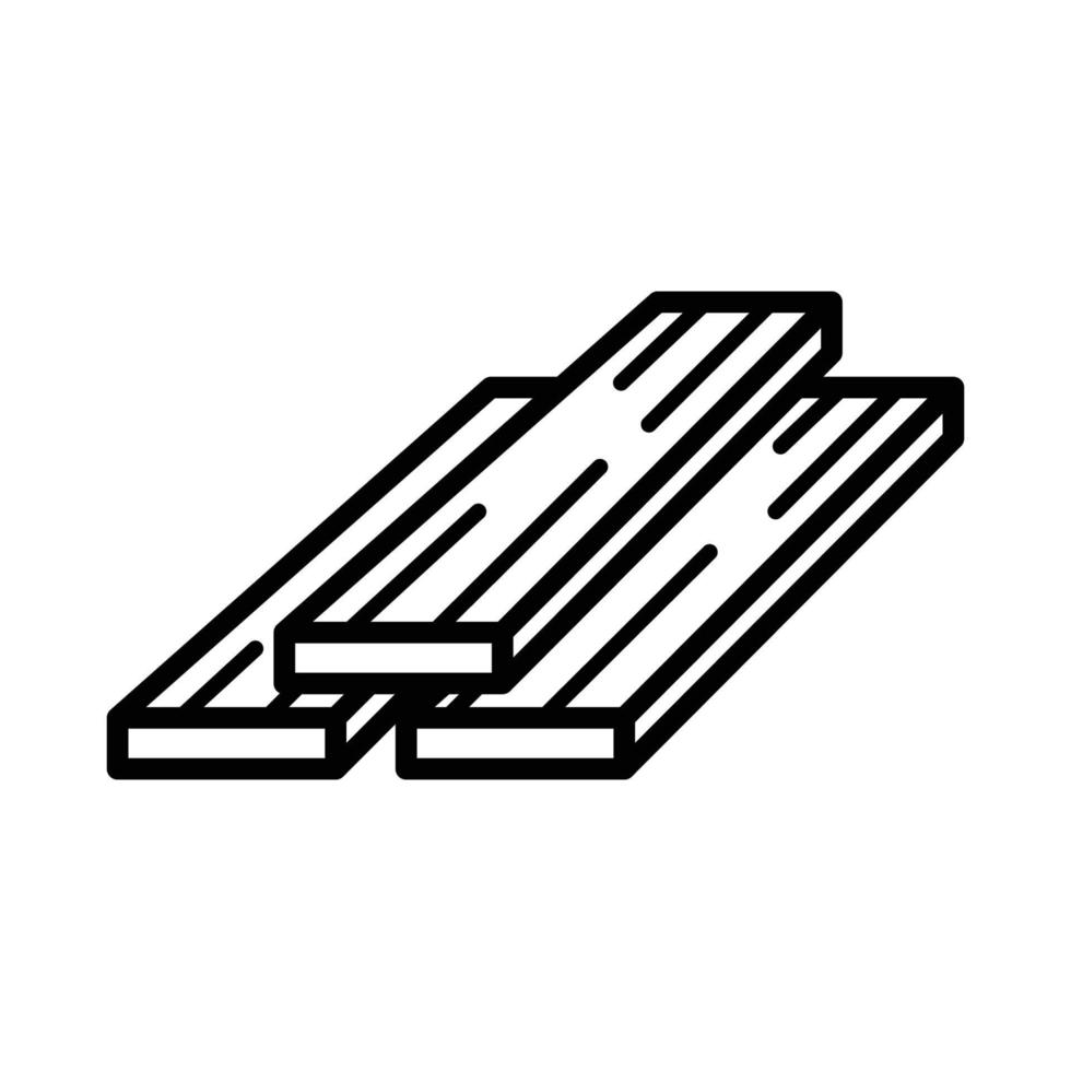 modelo de design de vetor de ícone de madeira serrada