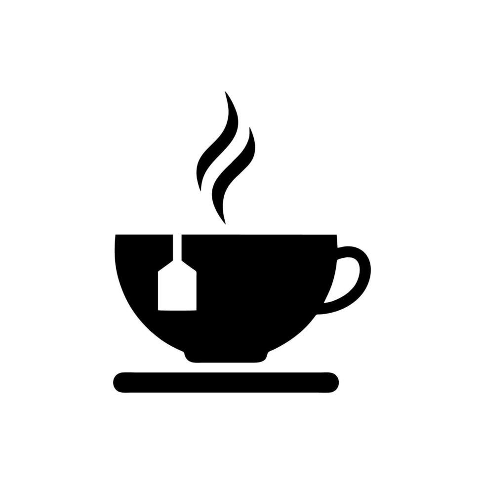 modelos de design de vetor de ícone de chá