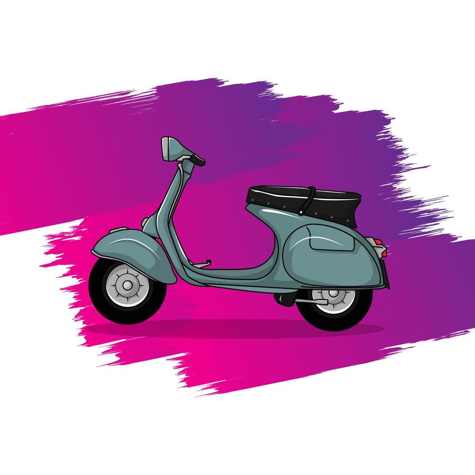 vetor de motocicleta scooter