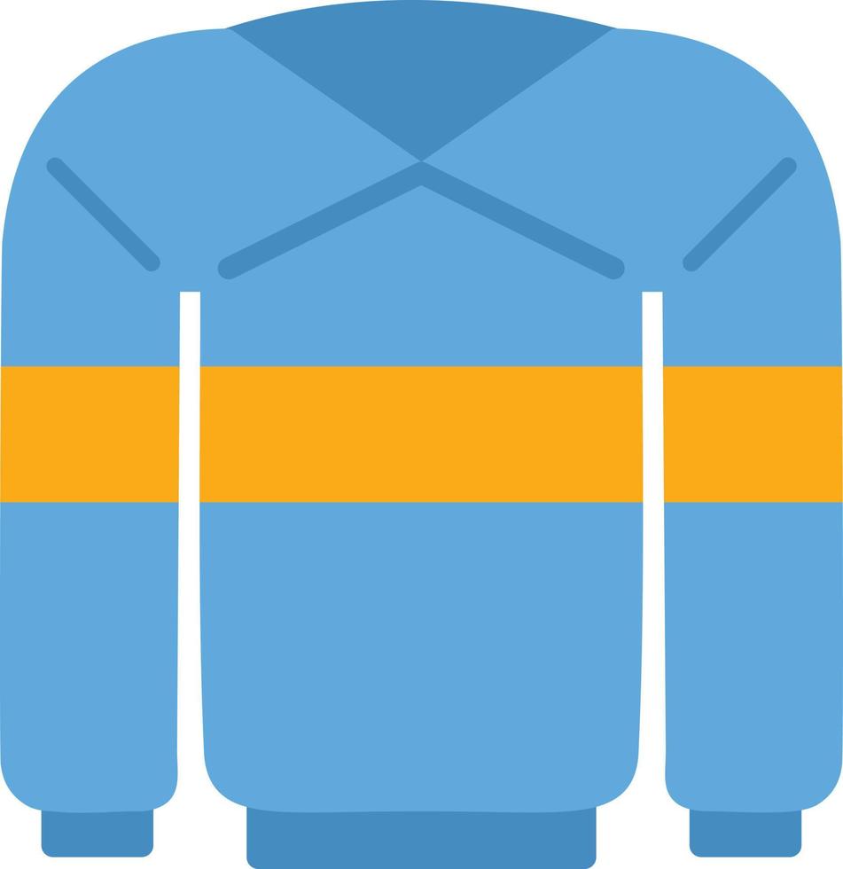 ícone plano de suéter vetor