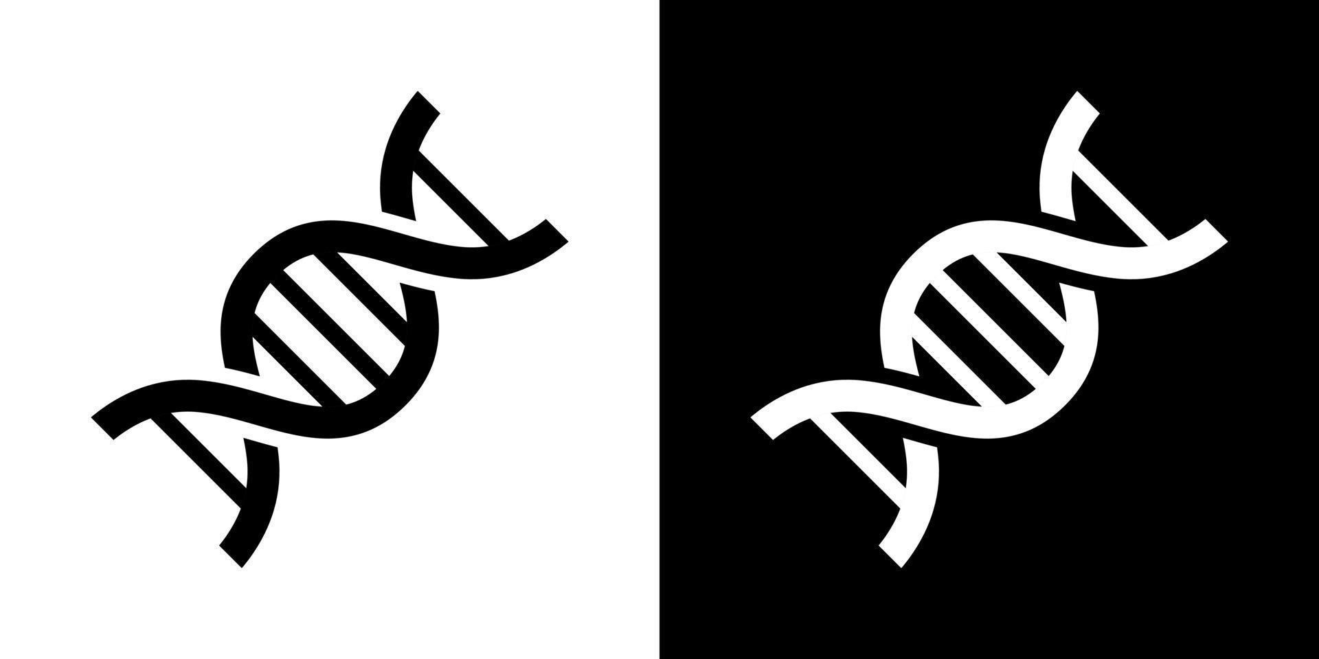 DNA, vetor de ícone genético em estilo clipart