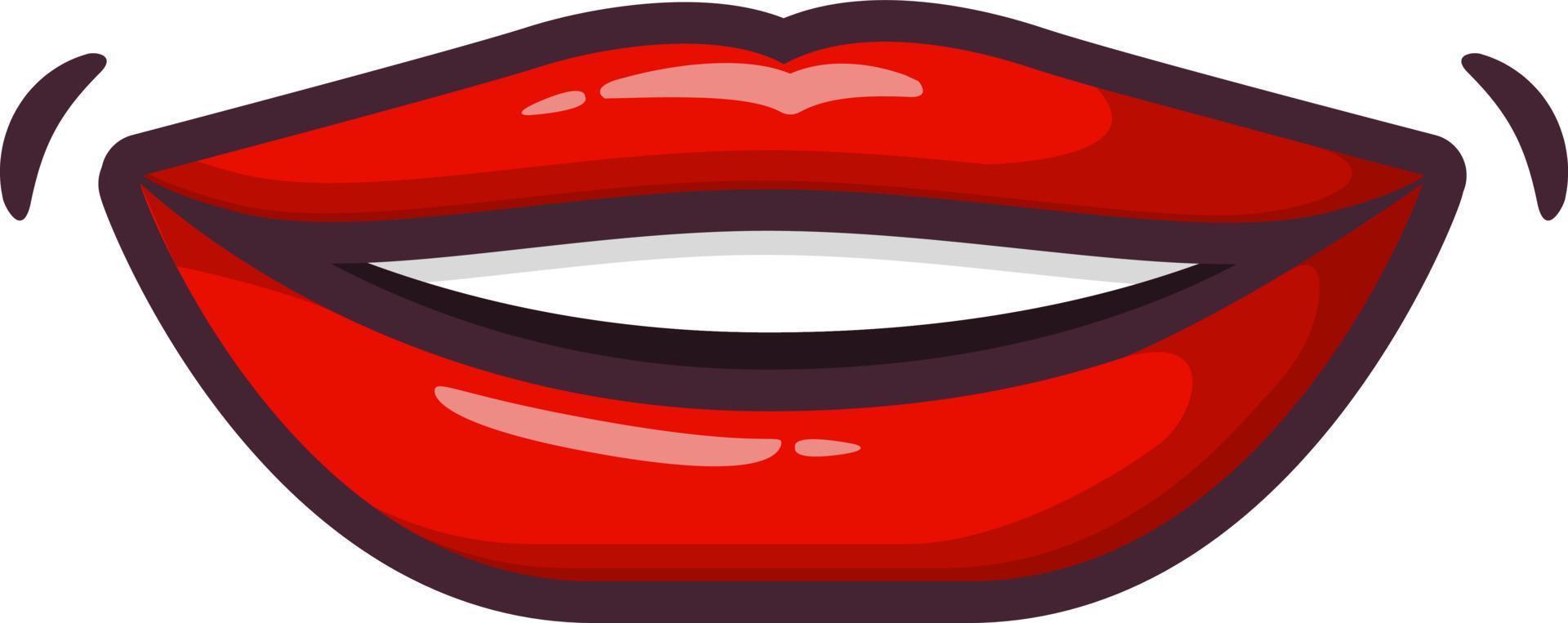 Vetor De Design De Ilustração De Desenho Animado Boca Labial Royalty Free  SVG, Cliparts, Vetores, e Ilustrações Stock. Image 197153835