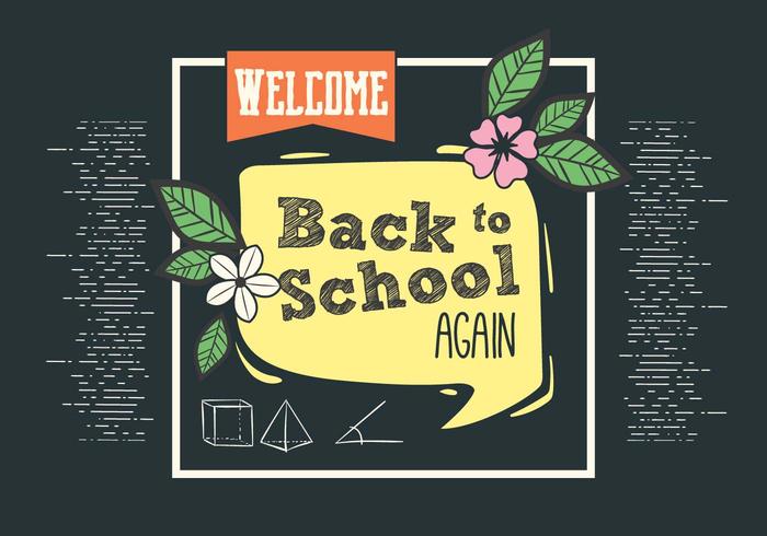 Free Back to School Vector Typography