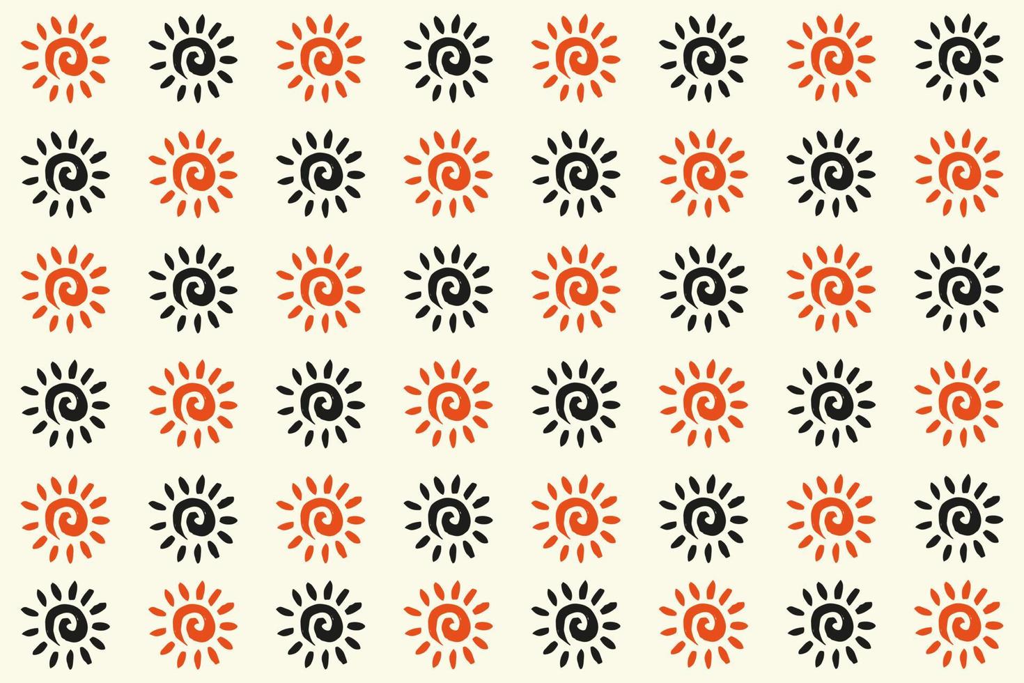 ilustração abstrata do sol doodle para capa, modelo, plano de fundo e impressão têxtil vetor