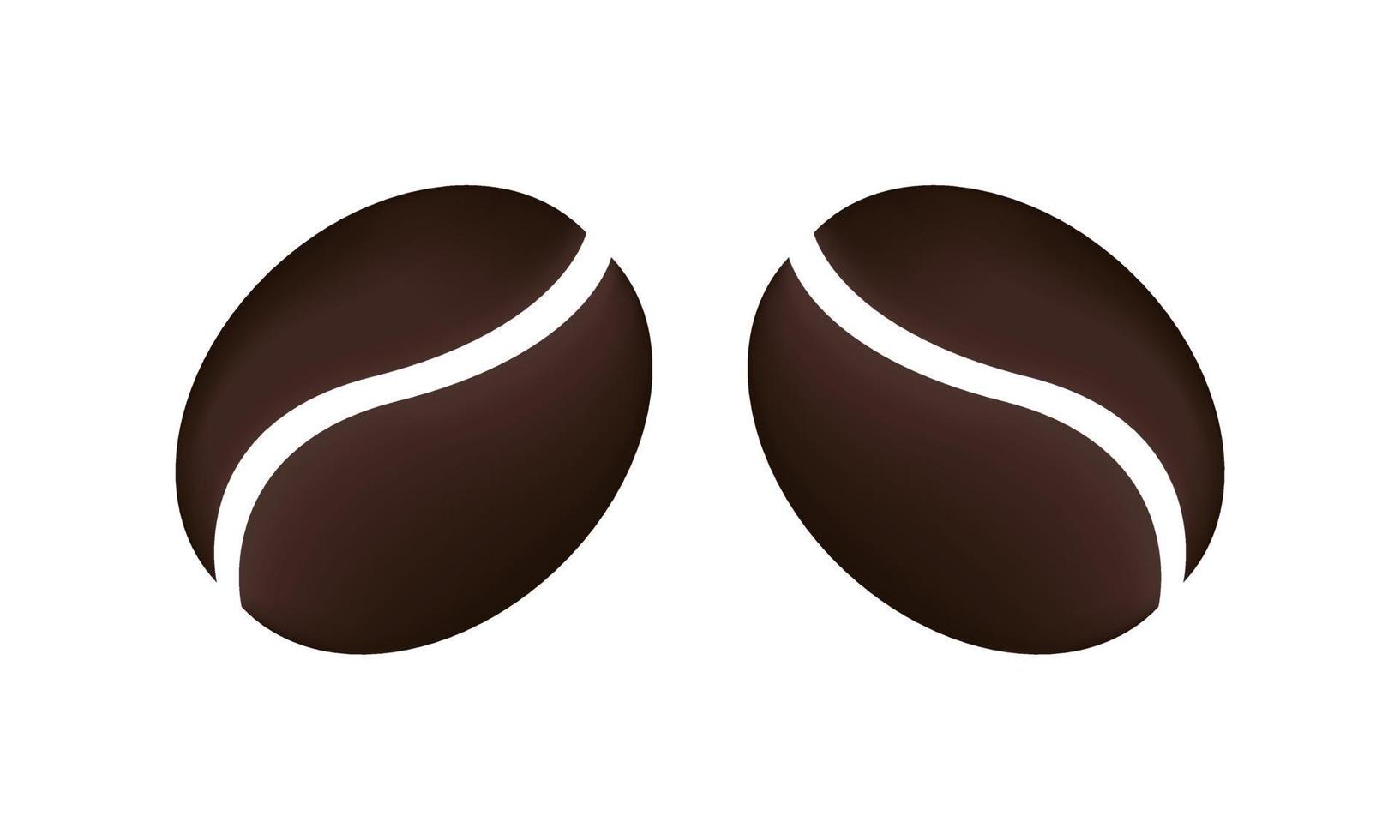 ilustração de grãos de café com técnica de malha vetor