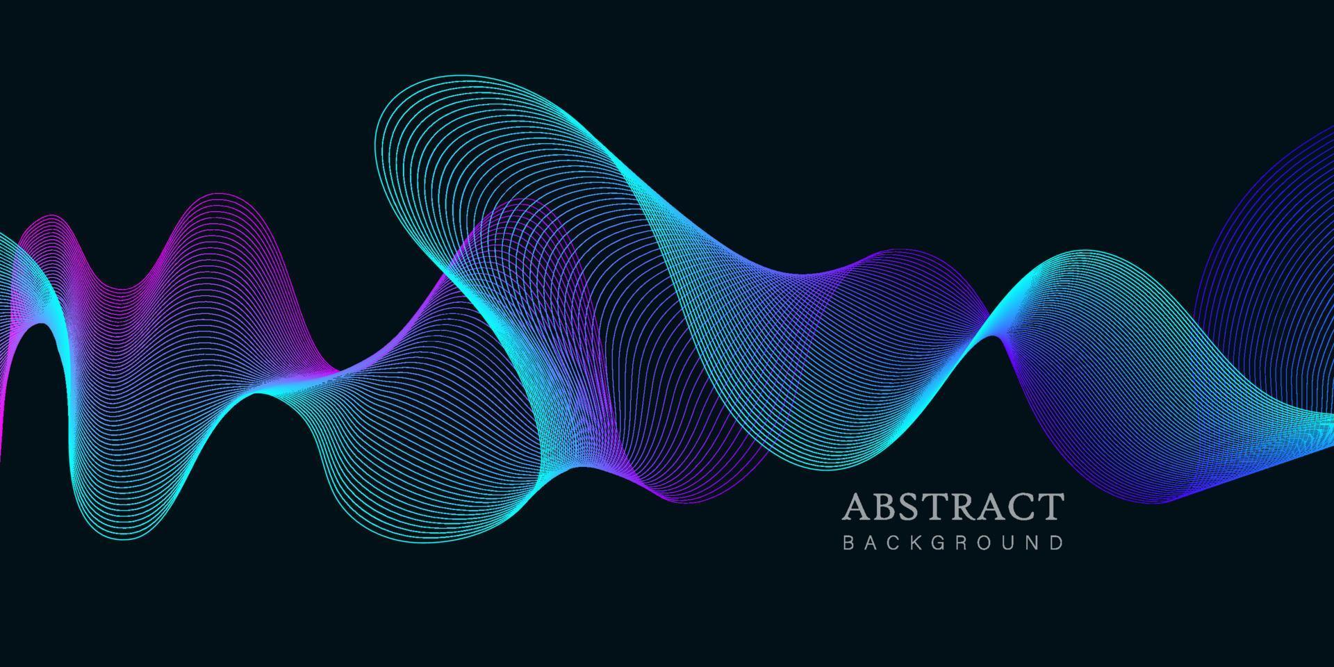 abstrato de tecnologia de vetor com vetor amorfo dinâmico fluindo ondas de curva de água de partículas de gradiente e linhas modernas. futurismo retrô geométrico, cyberpunk.