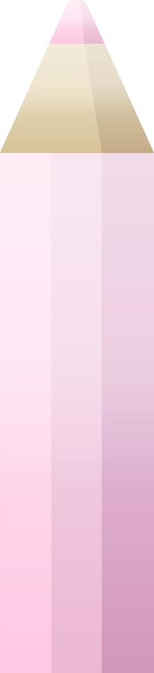 ícone de ilustração vetorial gráfico de lápis de coloração rosa vetor