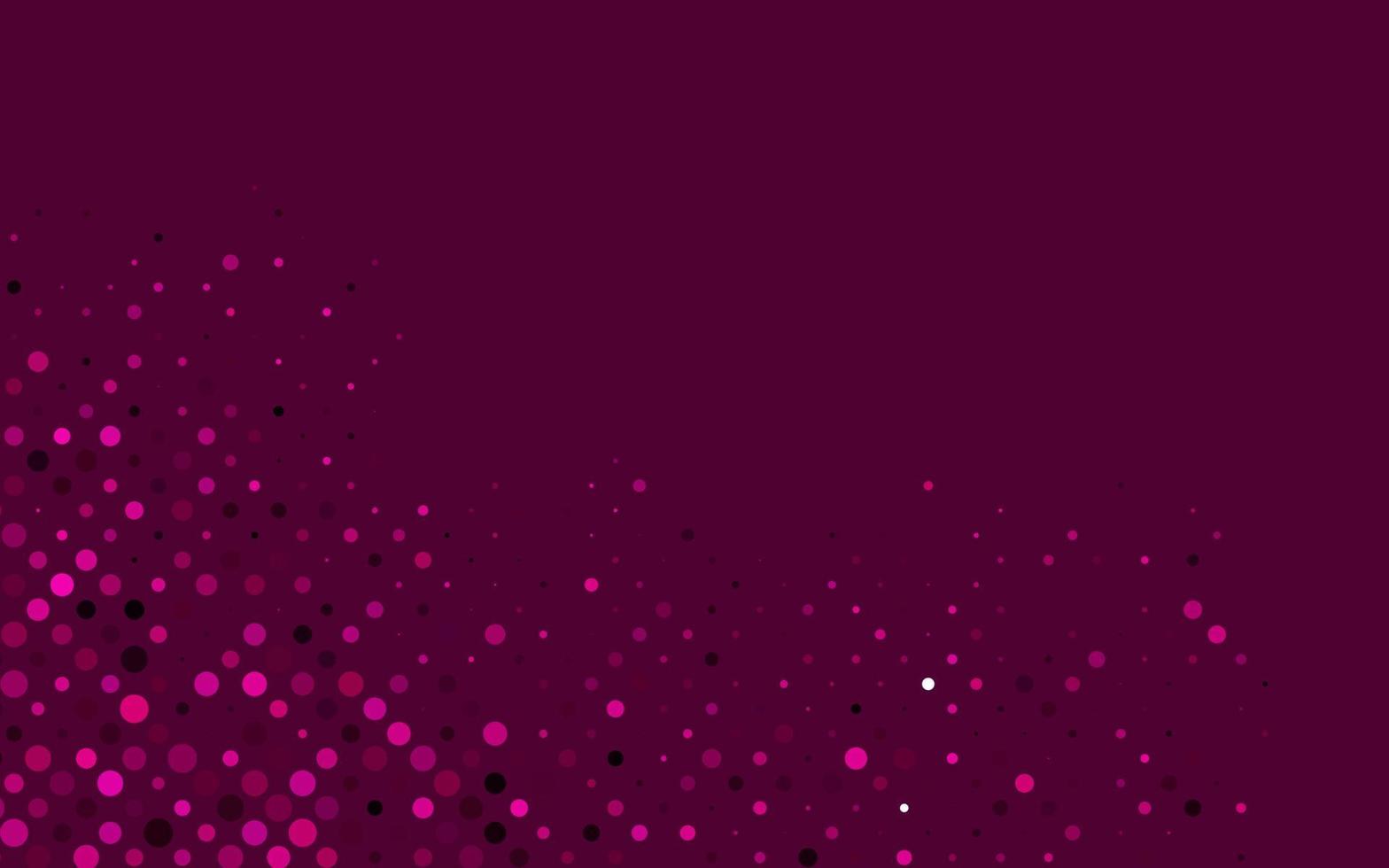 pano de fundo vector rosa claro com pontos.