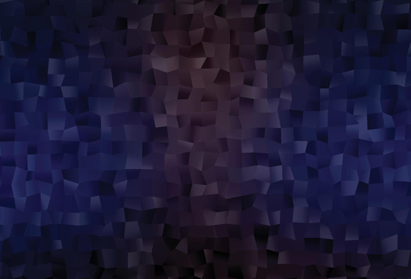 textura do mosaico do triângulo do vetor azul escuro e vermelho.