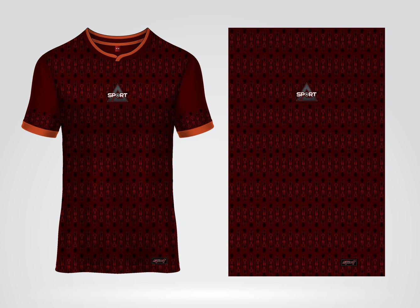 camiseta esportiva. maquete de camisa de futebol para clube de futebol. têxtil de tecido de padrão esportivo. padrão de textura de fundo esportivo vetor