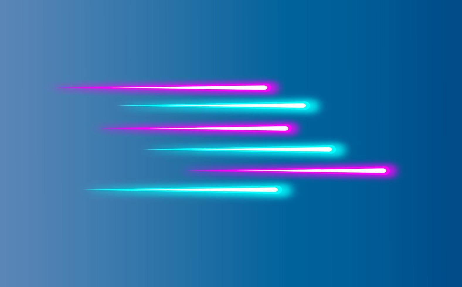 efeito neon de linhas dinâmicas, sci-fi futurista gradiente abstrato azul roxo neon rosa brilhante tubos de forma de efeito de luz. modelo de design de logotipo. vector sinal criativo colorido isolado em fundo azul