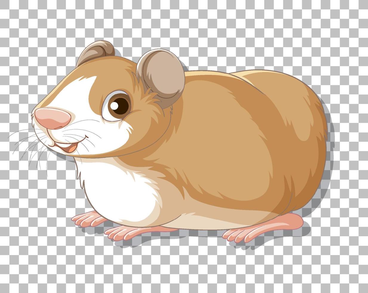 hamster em estilo cartoon vetor