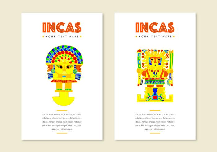 Cartões Incas grátis vetor