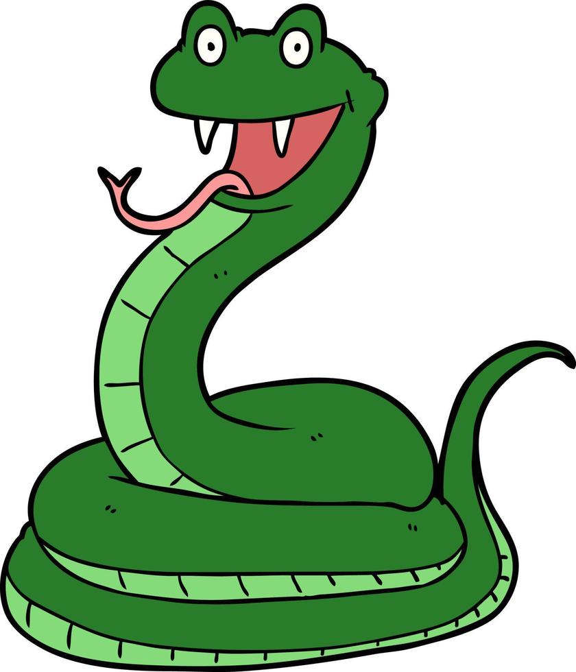 Desenho De Feliz Ilustração Vetorial Cobra Animado PNG , Desenho