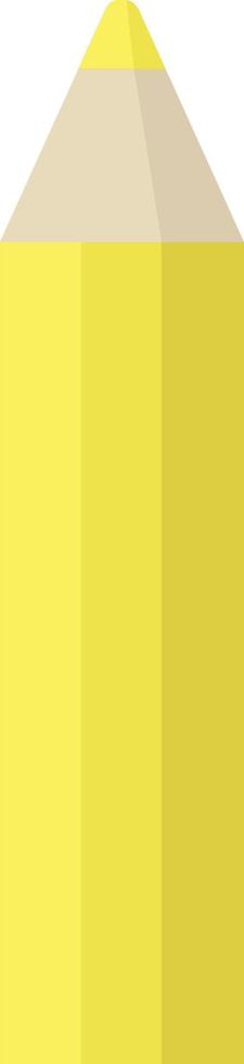 ícone de ilustração vetorial gráfico de lápis de coloração amarelo vetor