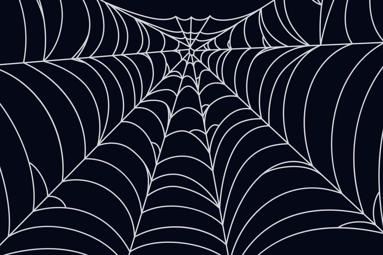 fundo de teia de aranha para o halloween. papel de parede gótico assustador do dia das bruxas. ilustração vetorial vetor