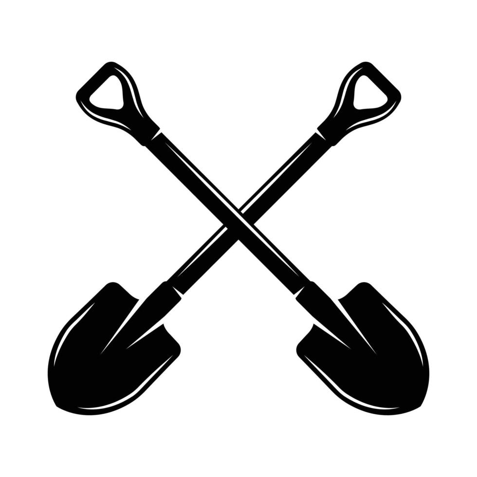 machado pcik de carrinho de mineração vintage. pode ser usado como emblema, logotipo, crachá, etiqueta. marca, pôster ou impressão. arte gráfica monocromática. vetor