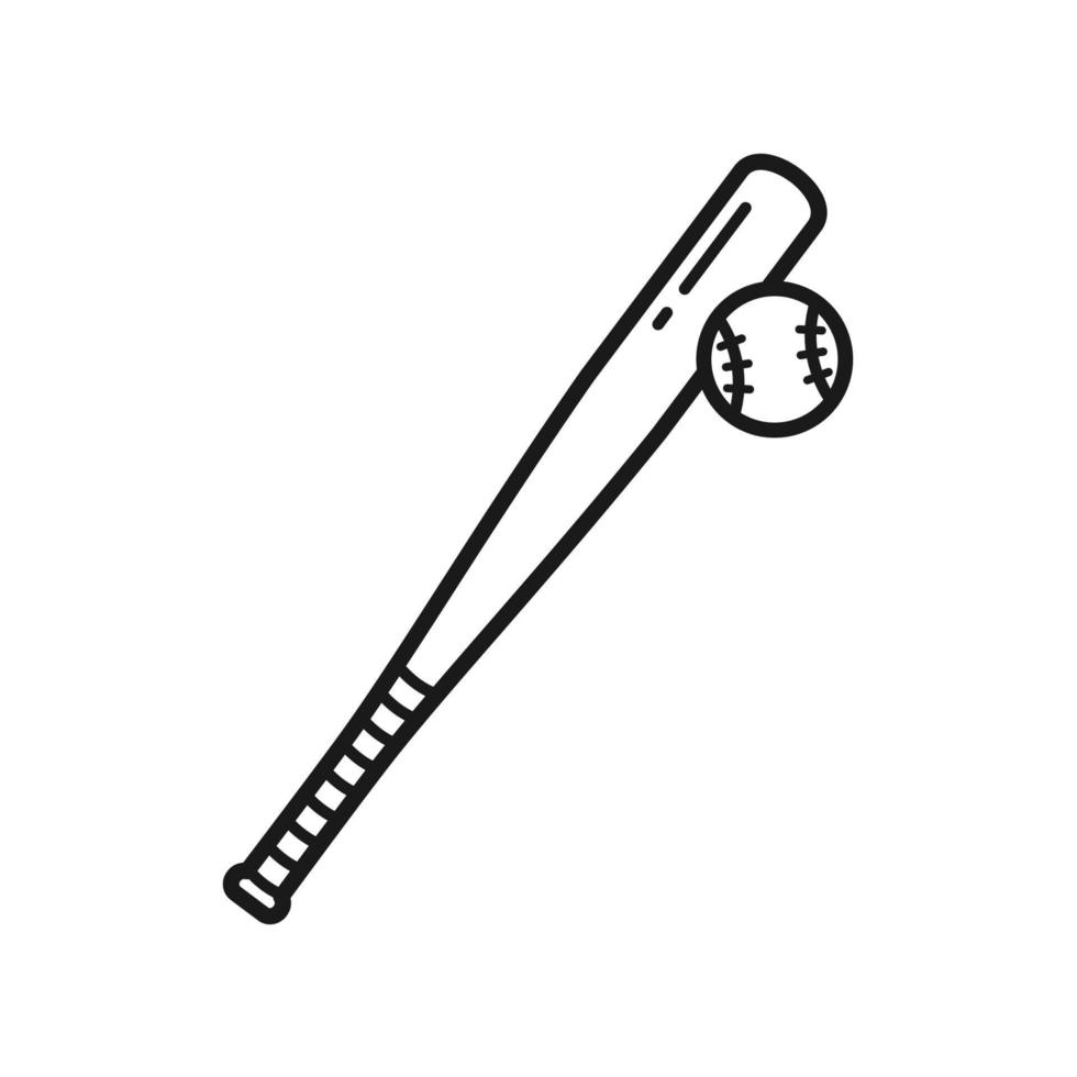 modelo de logotipo de vetor de ícone de beisebol em design plano moderno