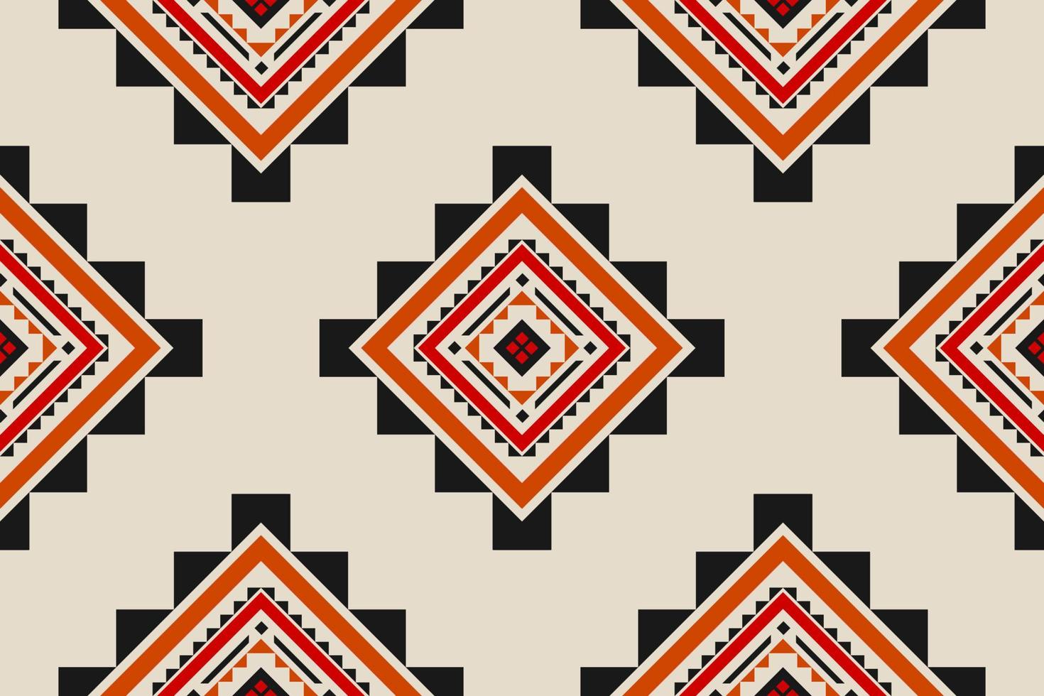 estilo de padrão tribal de tecido. padrão geométrico étnico sem costura tradicional. impressão de ornamento étnico asteca. vetor