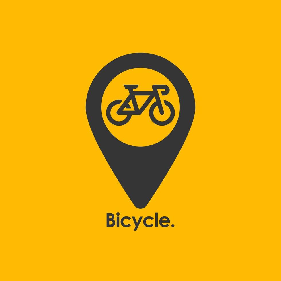 vetor de logotipo de bicicleta