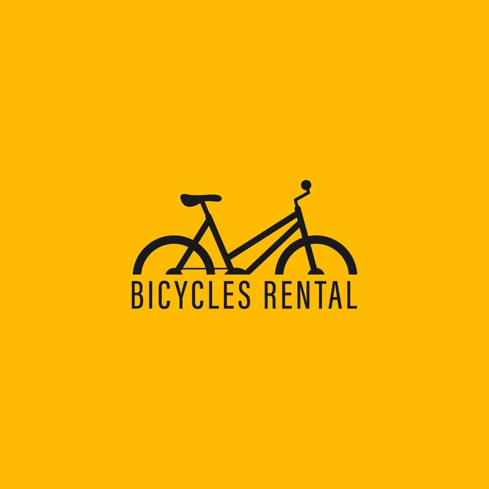 vetor de logotipo de bicicleta