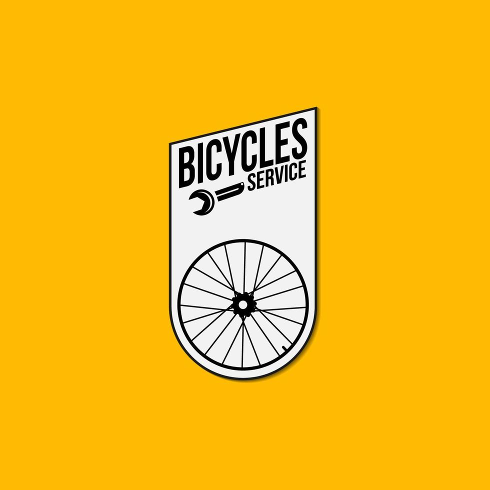 vetor de logotipo de bicicleta