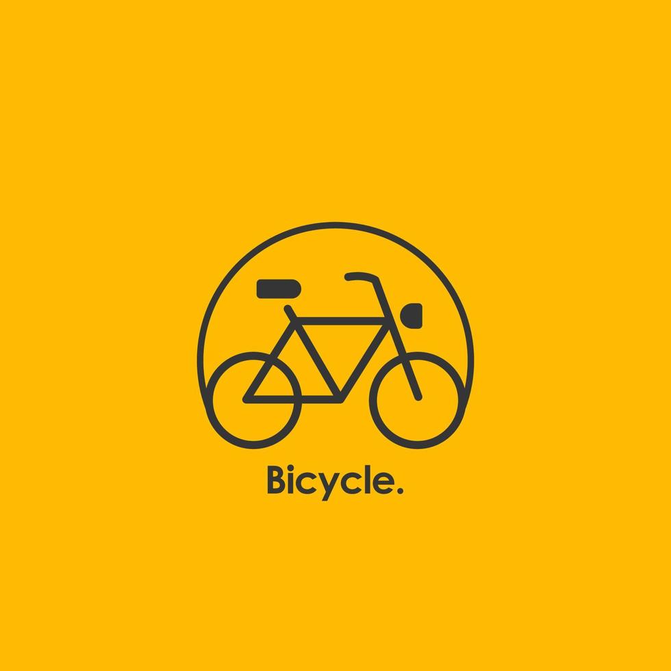 vetor de logotipo de bicicleta