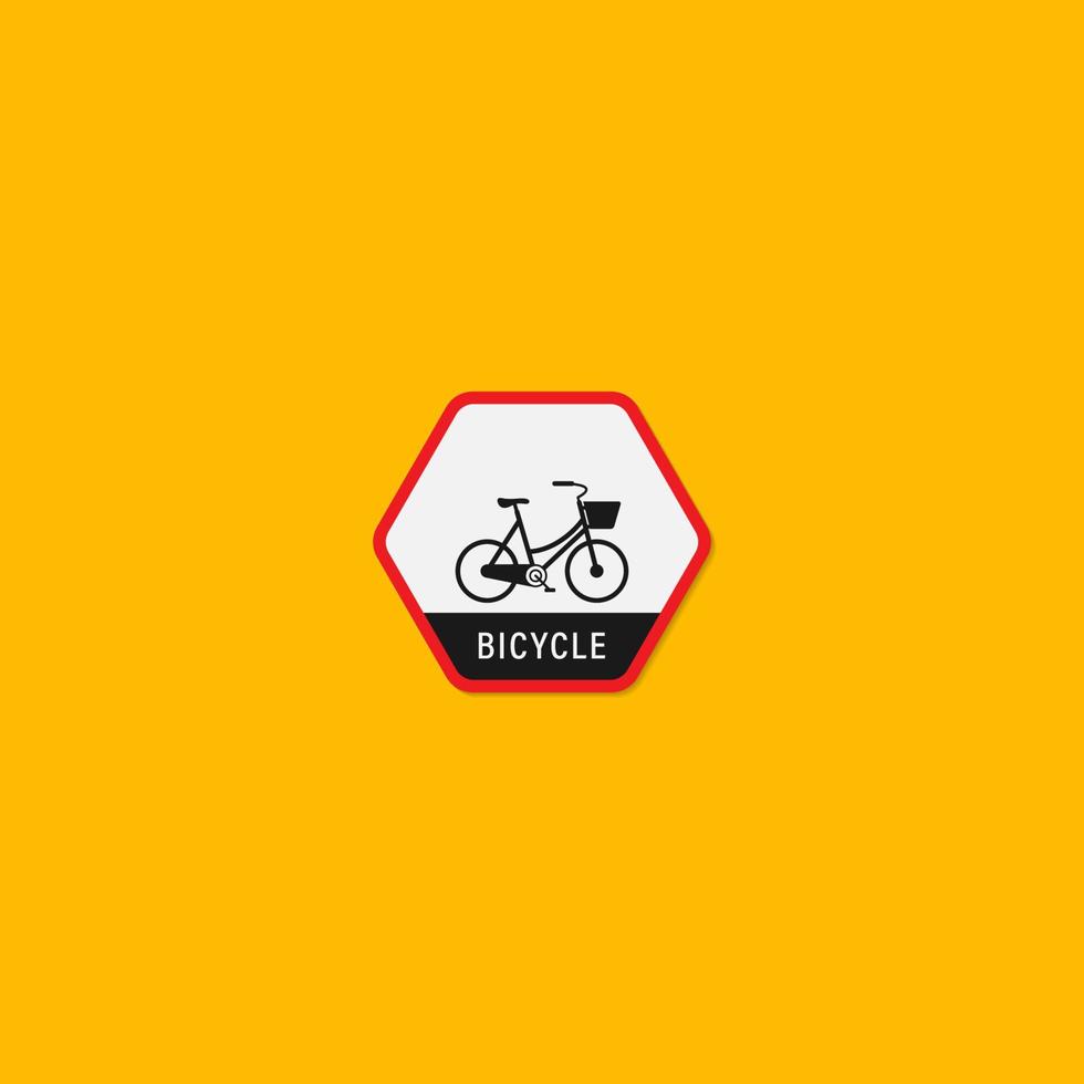 vetor de logotipo de bicicleta