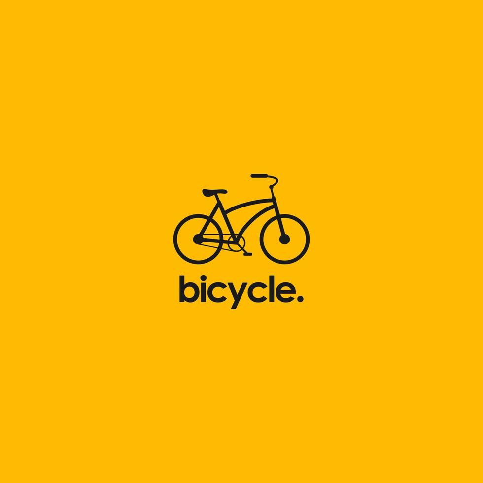 vetor de logotipo de bicicleta