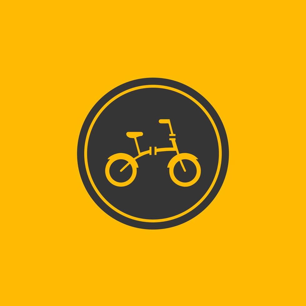 vetor de logotipo de bicicleta