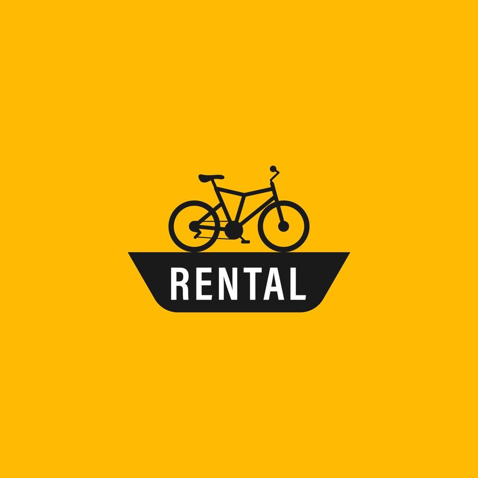 vetor de logotipo de bicicleta