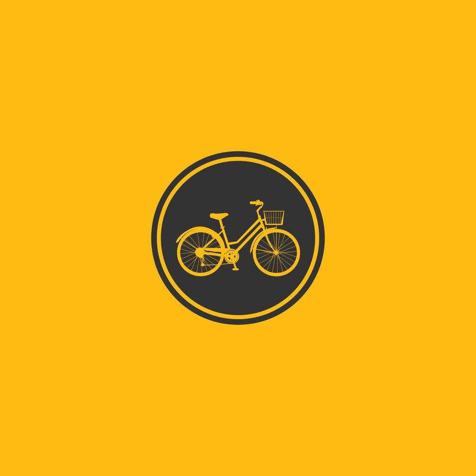 vetor de logotipo de bicicleta