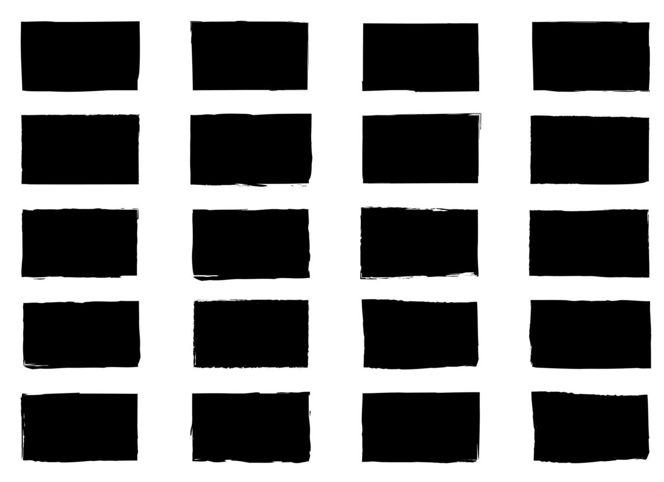 ilustração de design de vetor de banner simples preto isolada no fundo branco