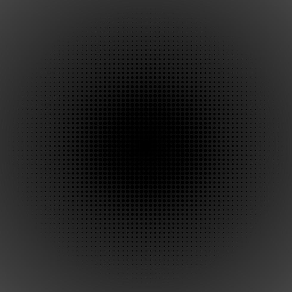 fundo abstrato escuro simples com textura de pontos de meio-tom. ilustração vetorial vetor