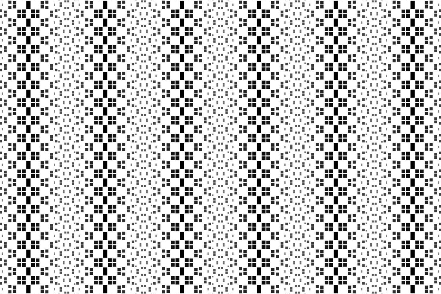 quadrados de bolinhas pretas formam um padrão de roupas de papel de parede de fundo vetor