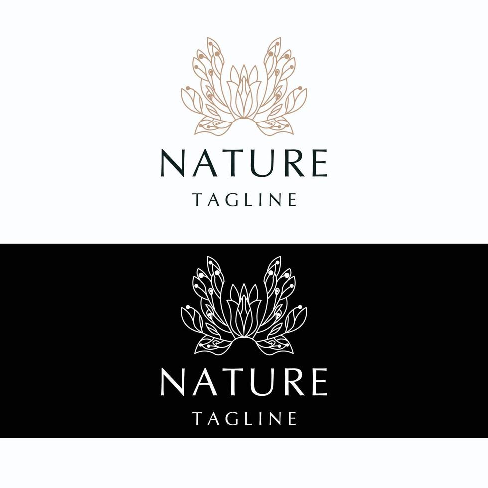 imagem de vetor de ícone do logotipo da natureza
