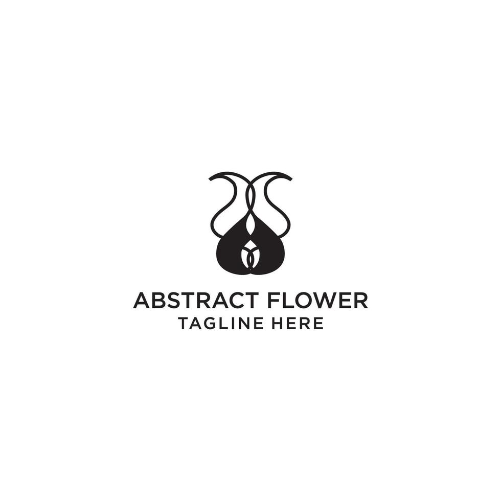 imagem de vetor de ícone de logotipo de flor abstrata