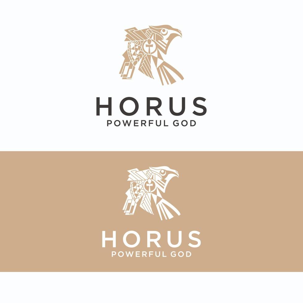 imagem vetorial ícone do logotipo horus vetor