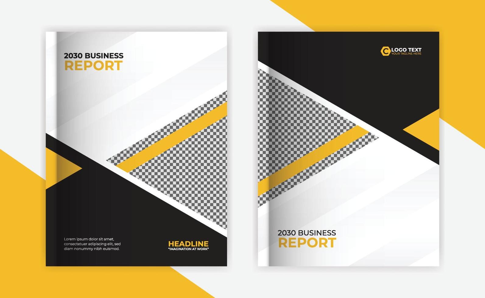 brochura de livreto e relatório anual e capa de livro, design de catálogo de negócios, design de layout, livreto, brochura, modelo, vetor