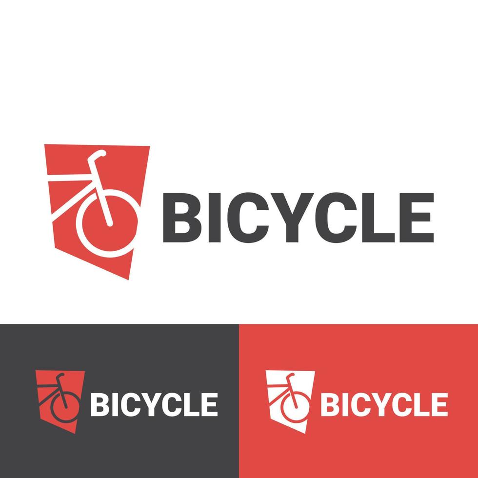 vetor de logotipo de modelo de negócios de bicicleta.