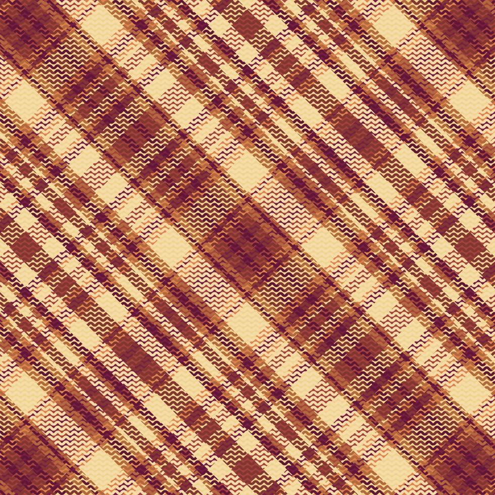 padrão de cor vintage tartan ou xadrez. vetor