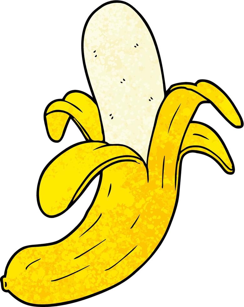 banana de desenho vetorial vetor