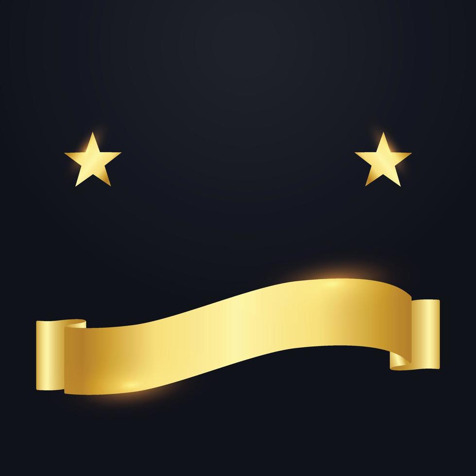 vetor de estilo elegante de etiqueta dourada com fundo preto perfeito para promoção de mídia social, design de etiqueta e venda em flash