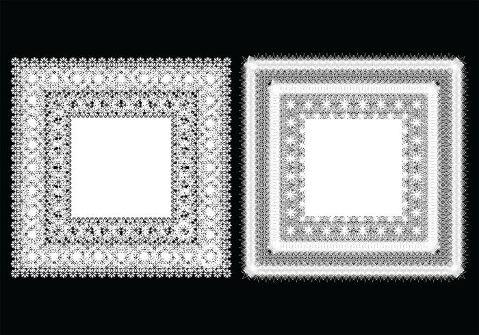 Vetores Square Doily