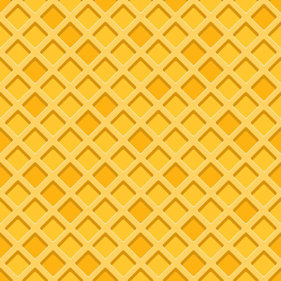 padrão sem emenda de textura de waffle. design de embalagens, têxteis, papel. ilustração vetorial de estoque. vetor