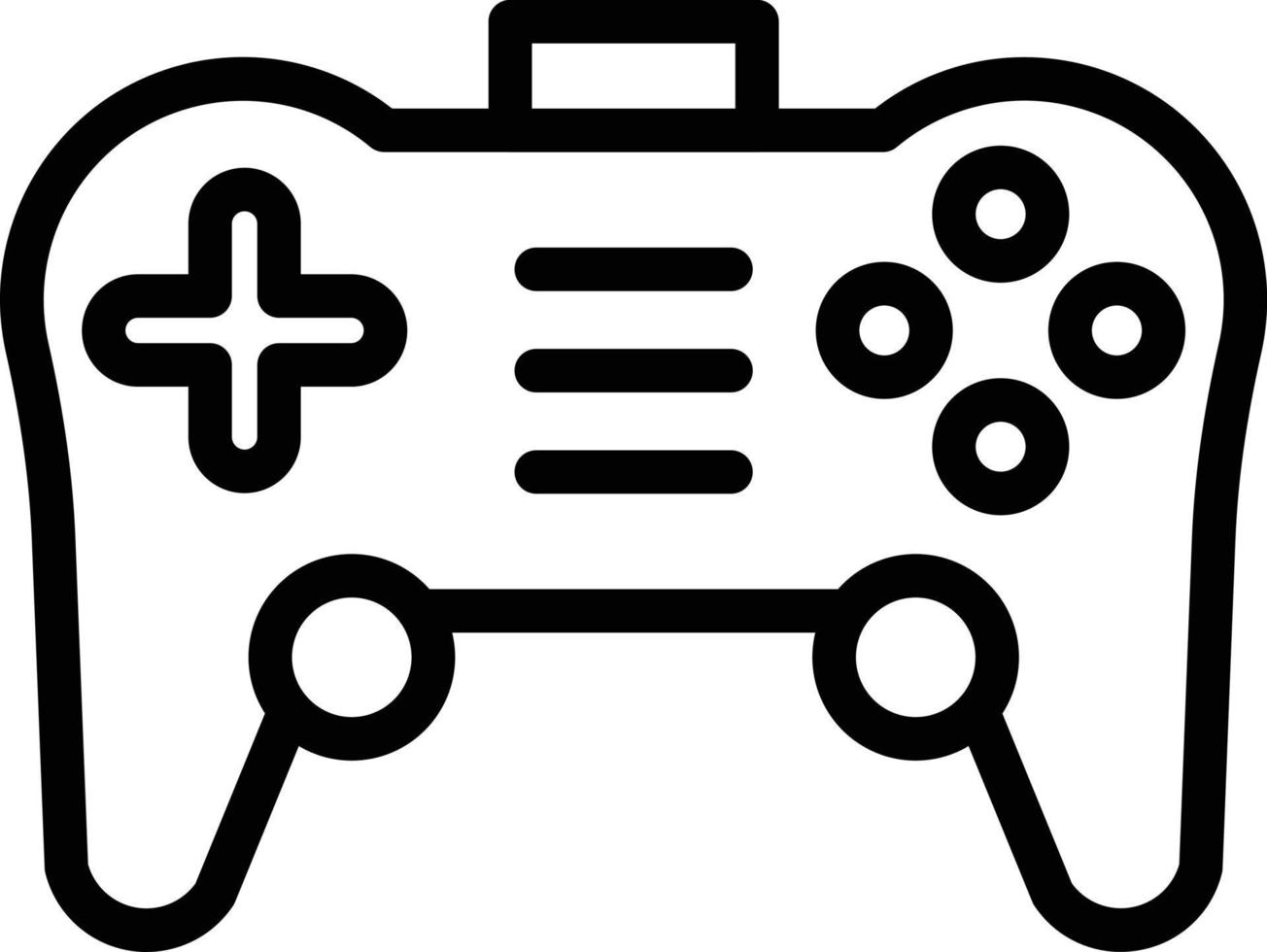 estilo de ícone do gamepad vetor