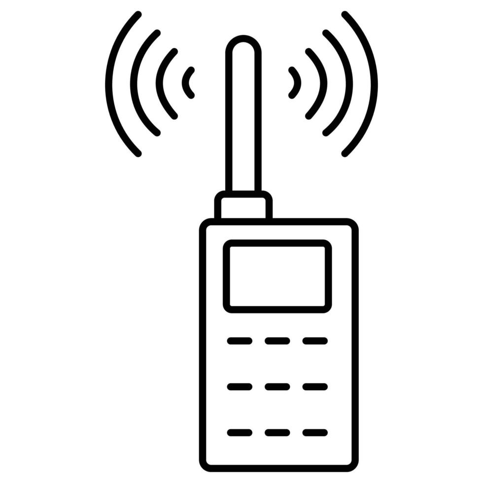 eps walkie talkie que pode facilmente modificar ou editar vetor